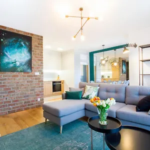  Apartament Front Park Sadowa With Parking By Renters